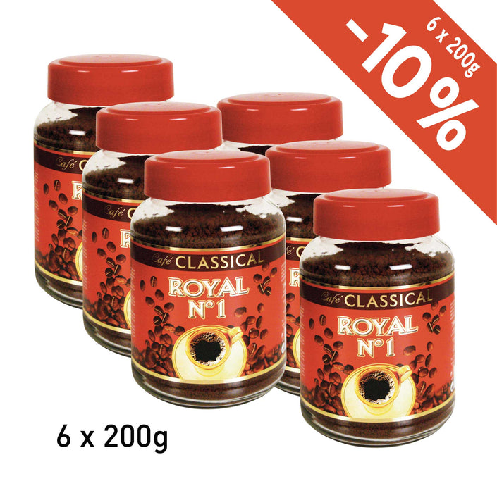 ROYAL N°1 - INSTANT COFFEE - CLASSIC - 200 G